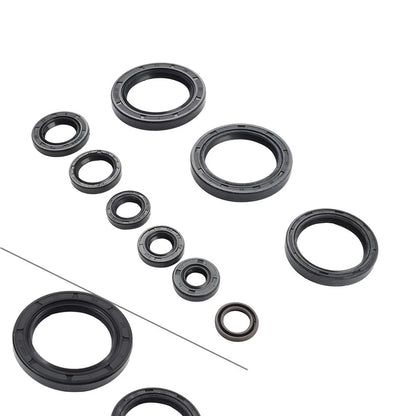 9pc Engine Oil Gasket Set for Honda CRF450X (2005–2009, 2012–2017)