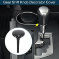 Gear Shift Knob Decor Cover for Toyota RAV4 Corolla Vios (2014–2018) Black