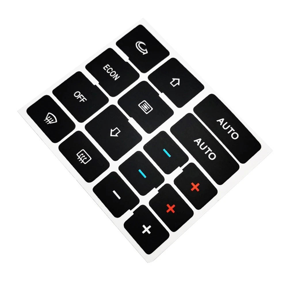 Climate Control Button Sticker for Audi A4 B6 B7 (2001–2008)