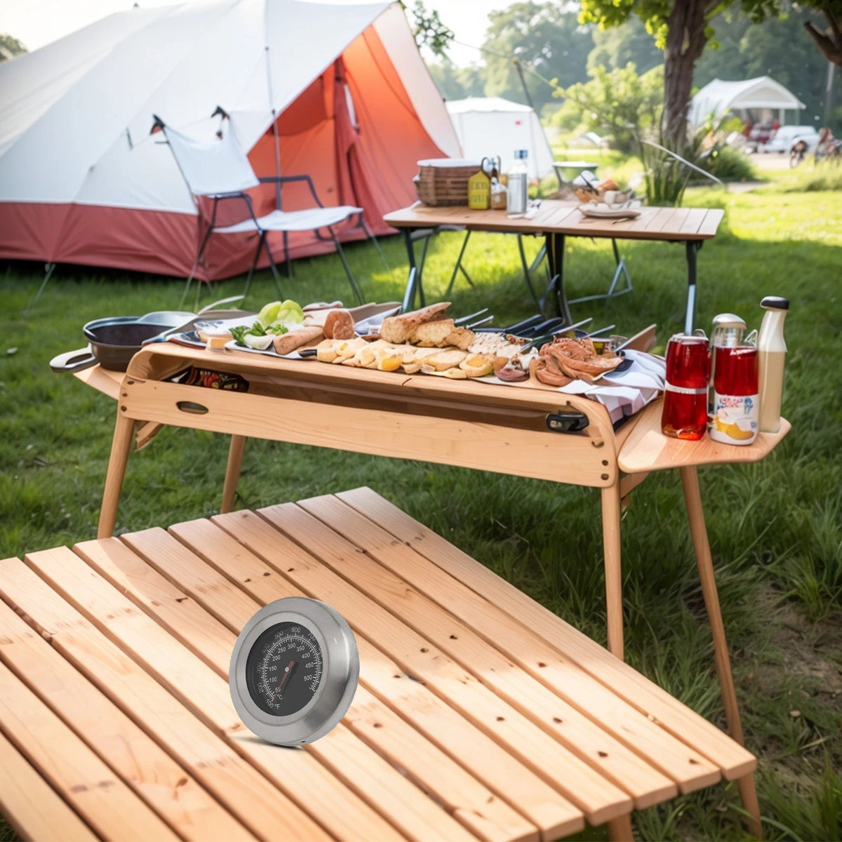 Reliable Gas Grill Heat Indicator with Clear Display