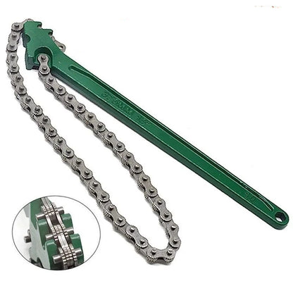 Adjustable Chain Wrench for Filters, Nuts, Bolts, PVC Pipes