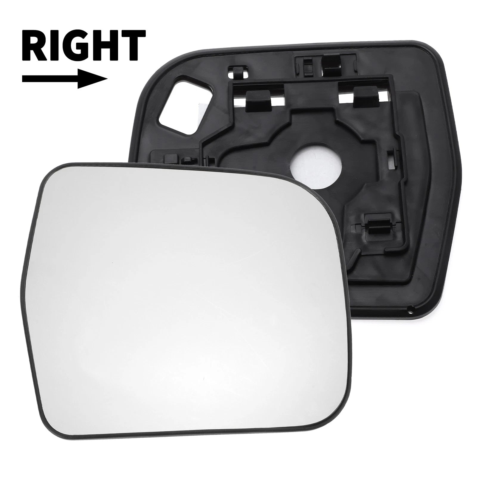 Right Passenger Side Mirror Glass Non Heated Replacement for Toyota Previa (2003–2009)