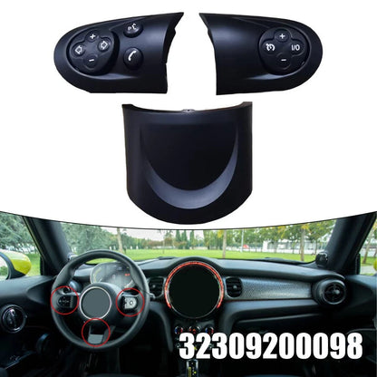 Steering Wheel Volume Button Cover & Lower Cover for Mini Cooper (2002–2021)
