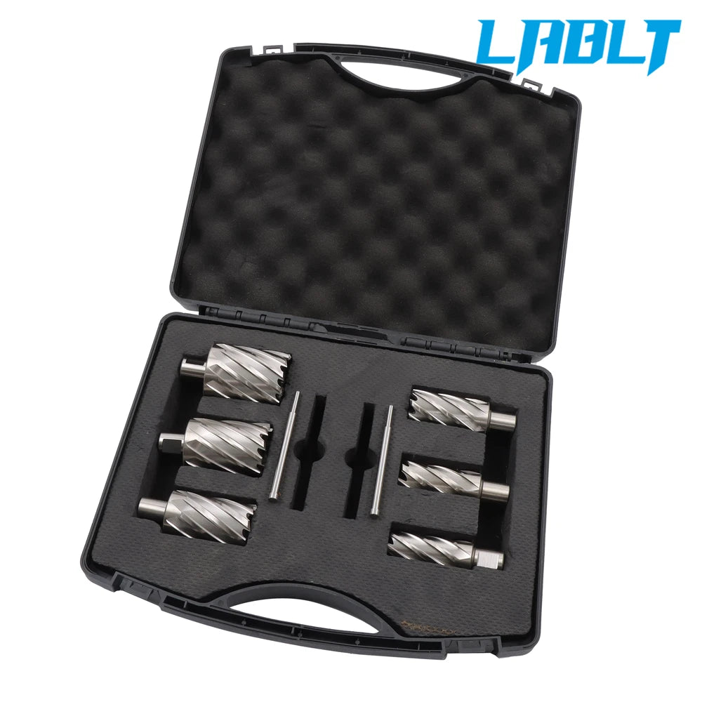 6-Piece Annular Cutter Set for Universal Magnetic Drill (2" Depth)