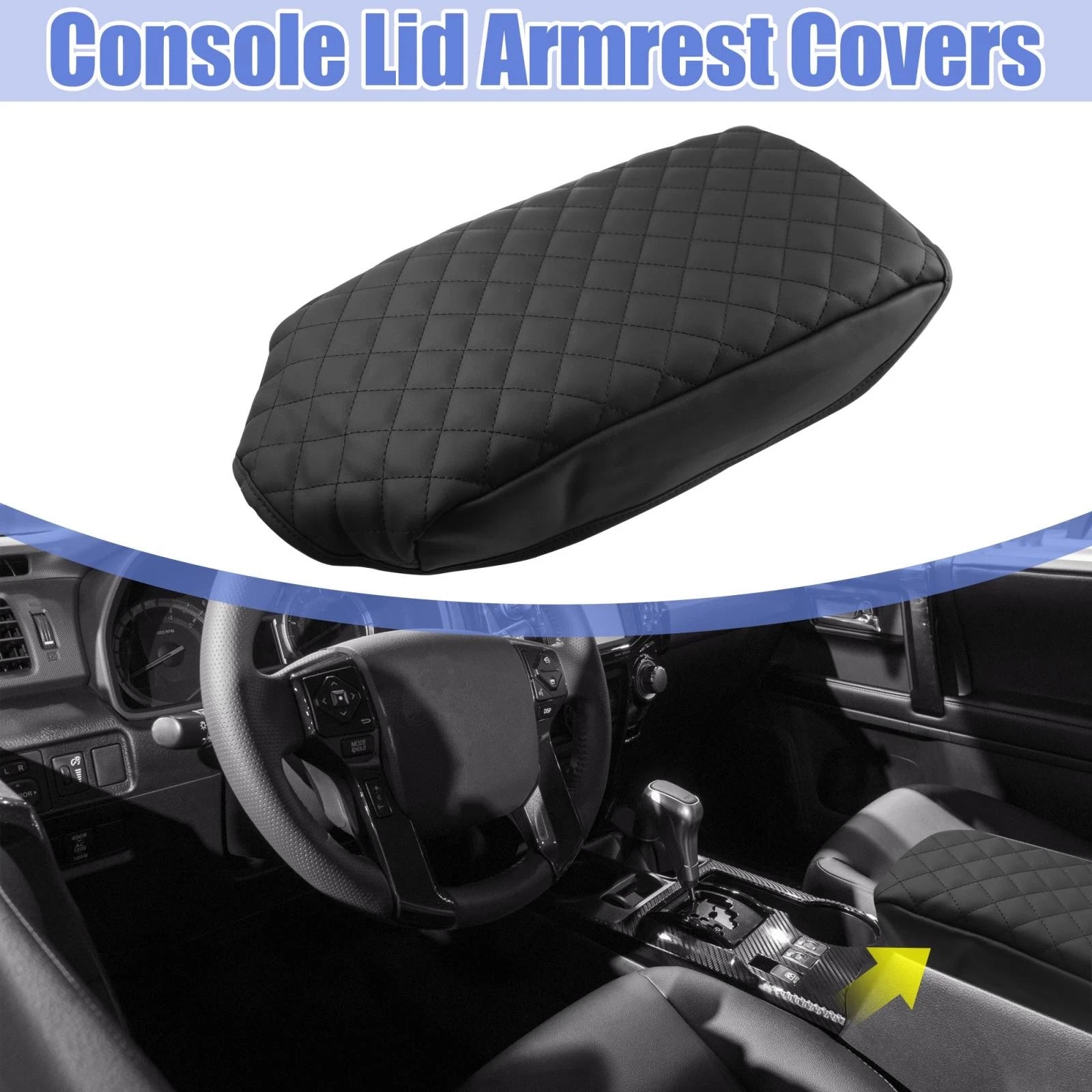 Center Console Cover Armrest Pad for Toyota 4Runner (2010–2022)