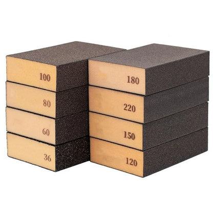 Multipurpose Sanding Sponge Block for Wood Metal Plastic Surfaces
