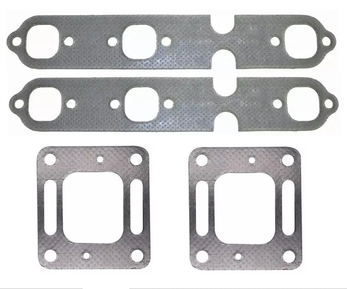 Exhaust Riser Elbow Manifold Gasket Kit for Mercruiser 4.3L V6 (1996–2006) 27-863724 27-99757