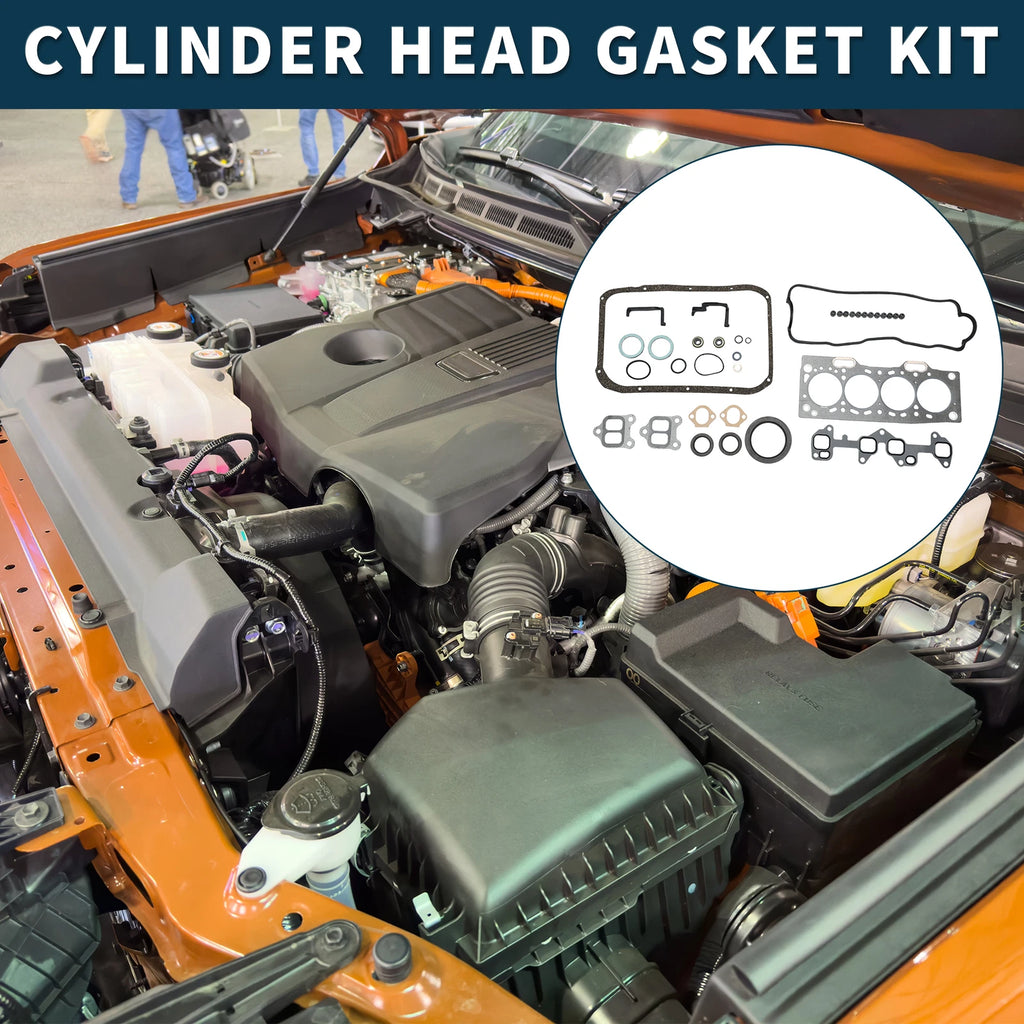 Cylinder Head Gasket Kit Replacement for Toyota 2E Engine (1980–1992)