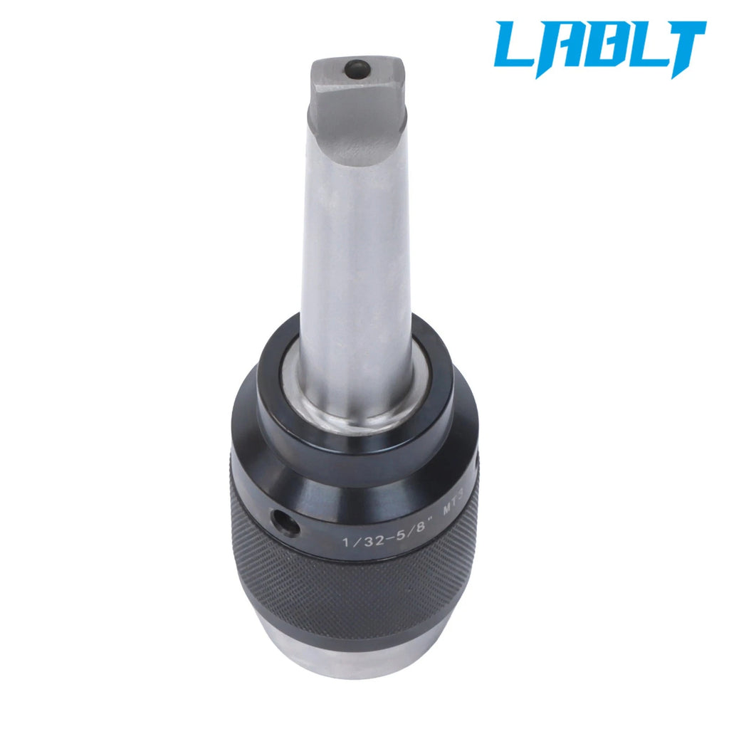 Keyless Drill Chuck with MT3 Shank & Spanner for LABLT (1/32" - 5/8")