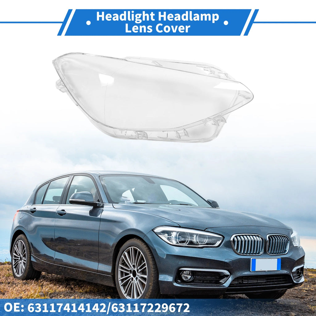 Headlight Lens Cover Front Right Replacement for BMW 1 Series (2012–2014)