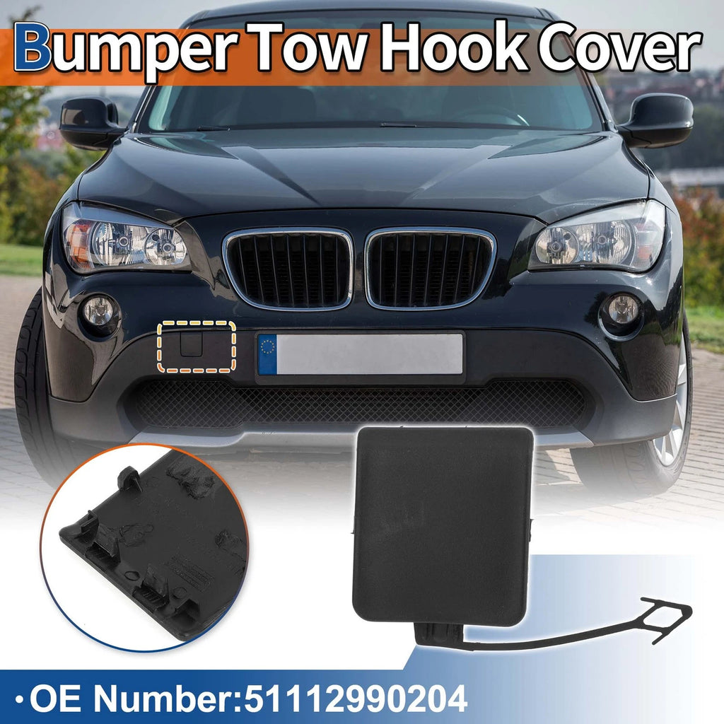 Front Tow Hook Cap Cover for BMW X1 E84 2009–2012 Unpainted Replacement