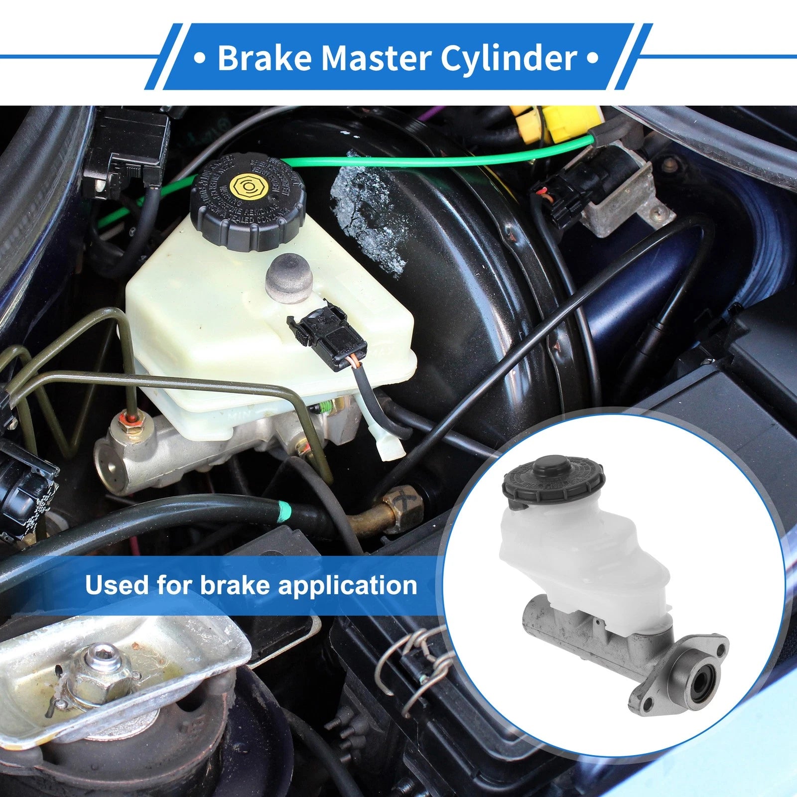 Brake Master Cylinder with Reservoir Replacement for Honda Accord (1998–2002)