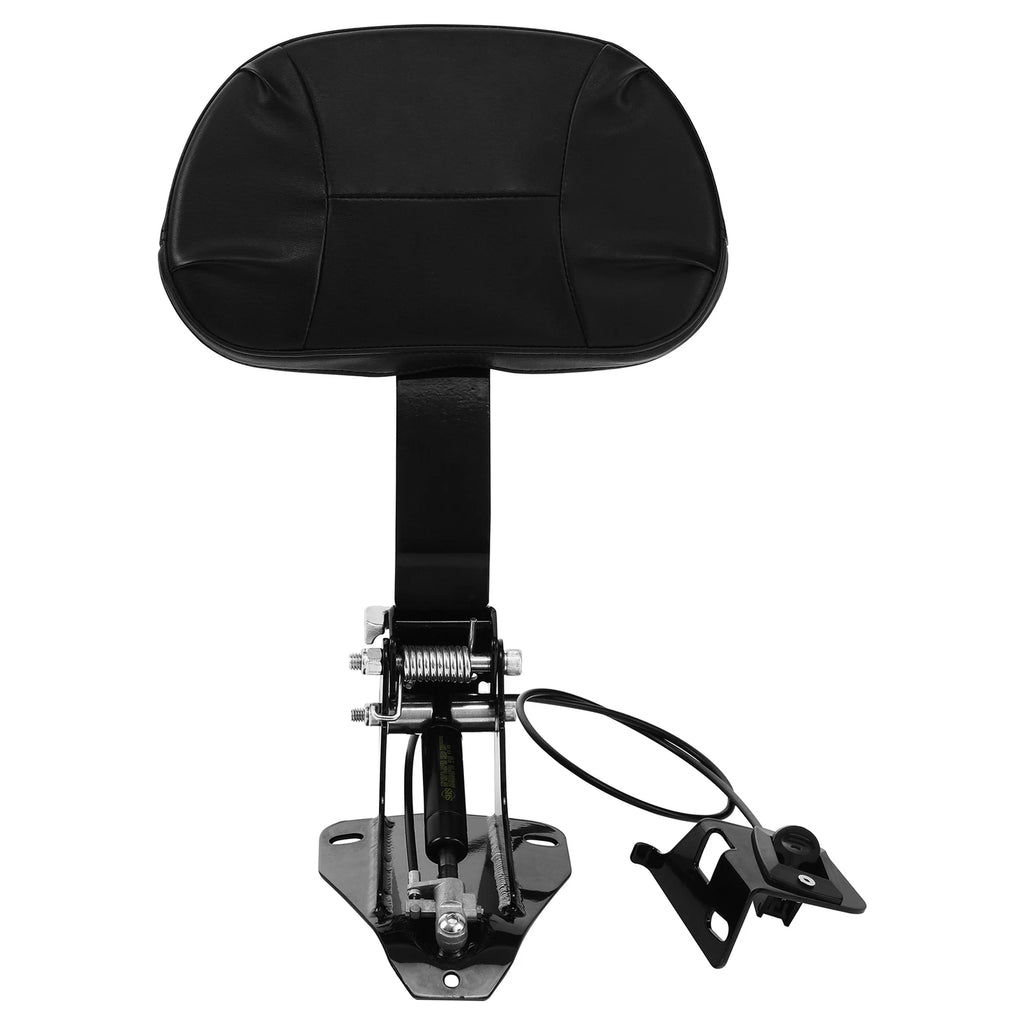 Adjustable Backrest Pad with Mounting Kit for Harley Touring (2009–2025)