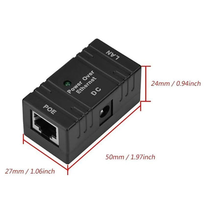 10PCS RJ-45 POE Injector Splitter Power Over Ethernet Adapter