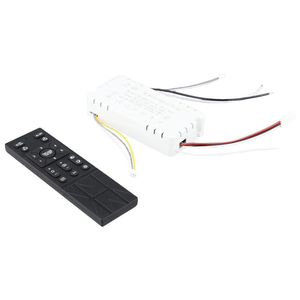 Remote Control for Ceiling Fan Light (6 Speeds, Dimmable Settings)