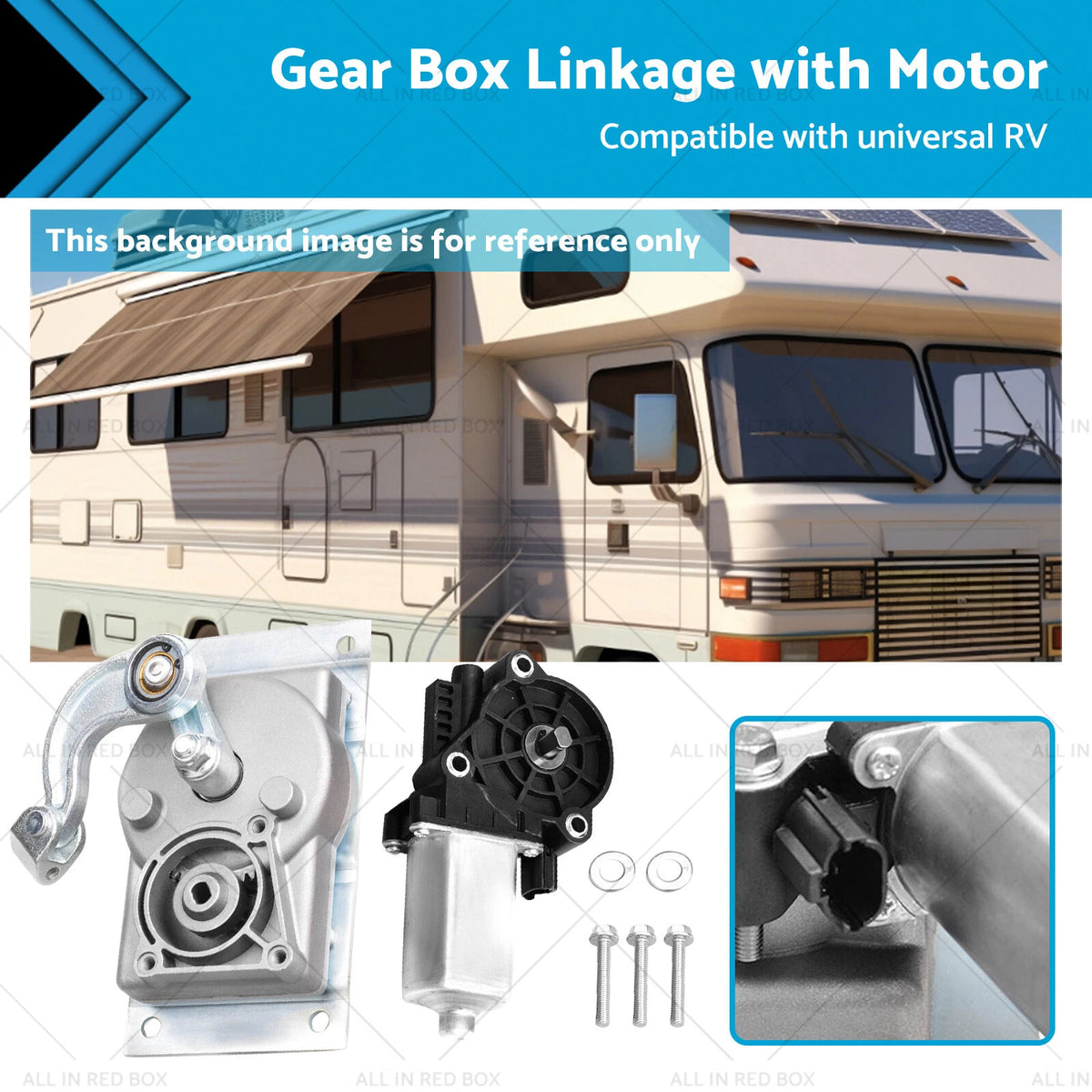 RV Gear Box Linkage Motor for Kwikee Electric Steps (366043)