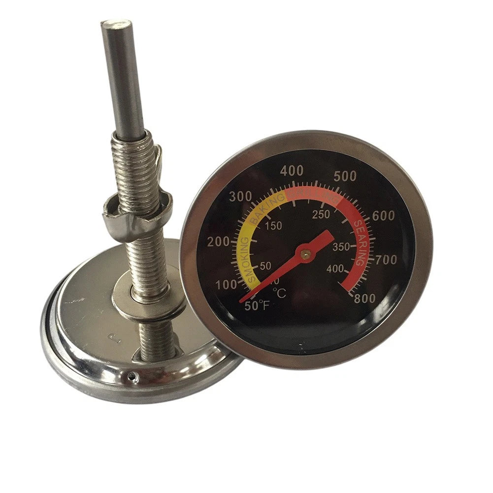 Oven Thermometer for Home Cooking - Automatic Sensing, Stainless Steel Body
