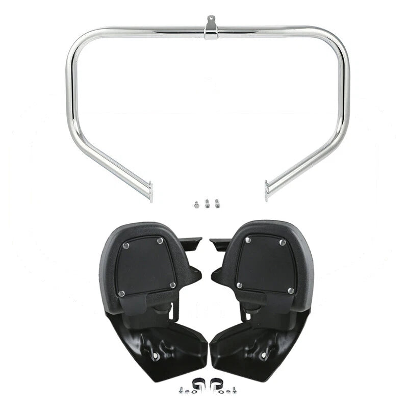 Lower Vented Leg Fairings & Engine Guard Bar for Harley Road King (2009–2013)