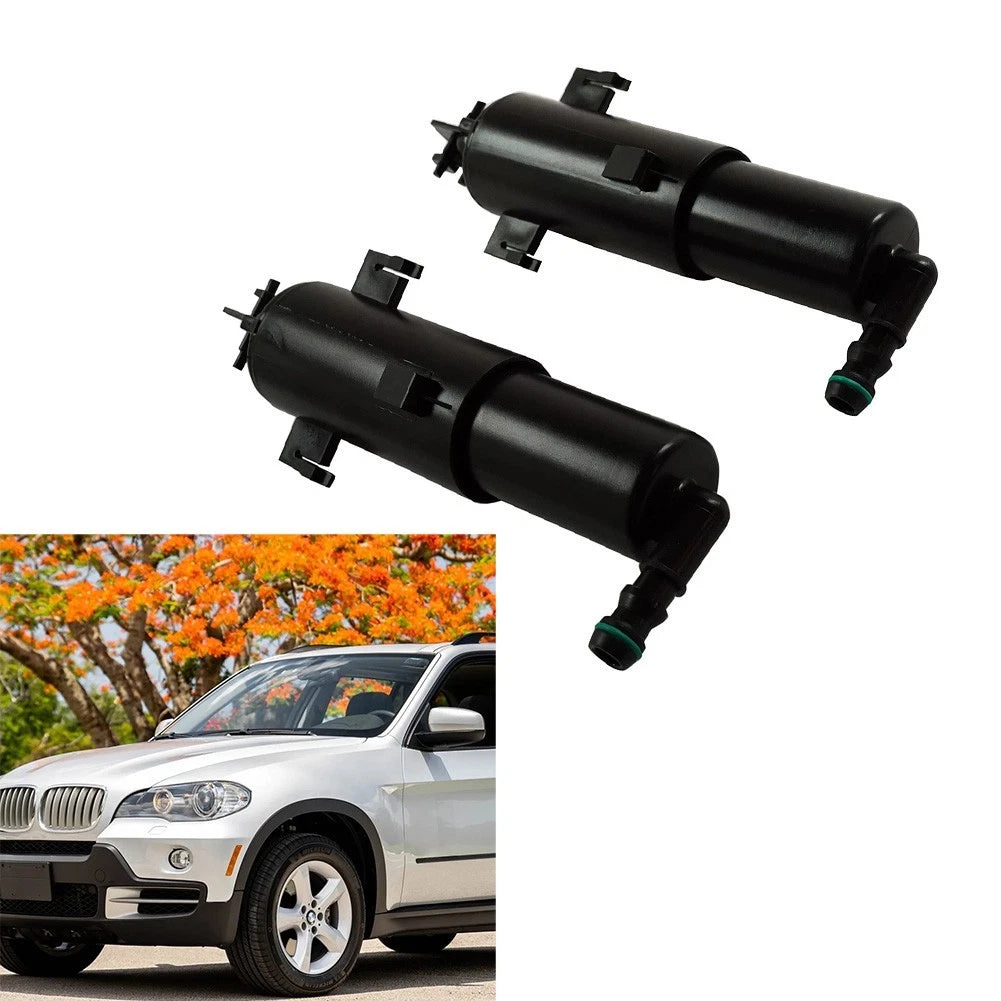 Aftermarket Pair Headlight Washer Nozzle for BMW X5 E70 2007 2013 Left Side