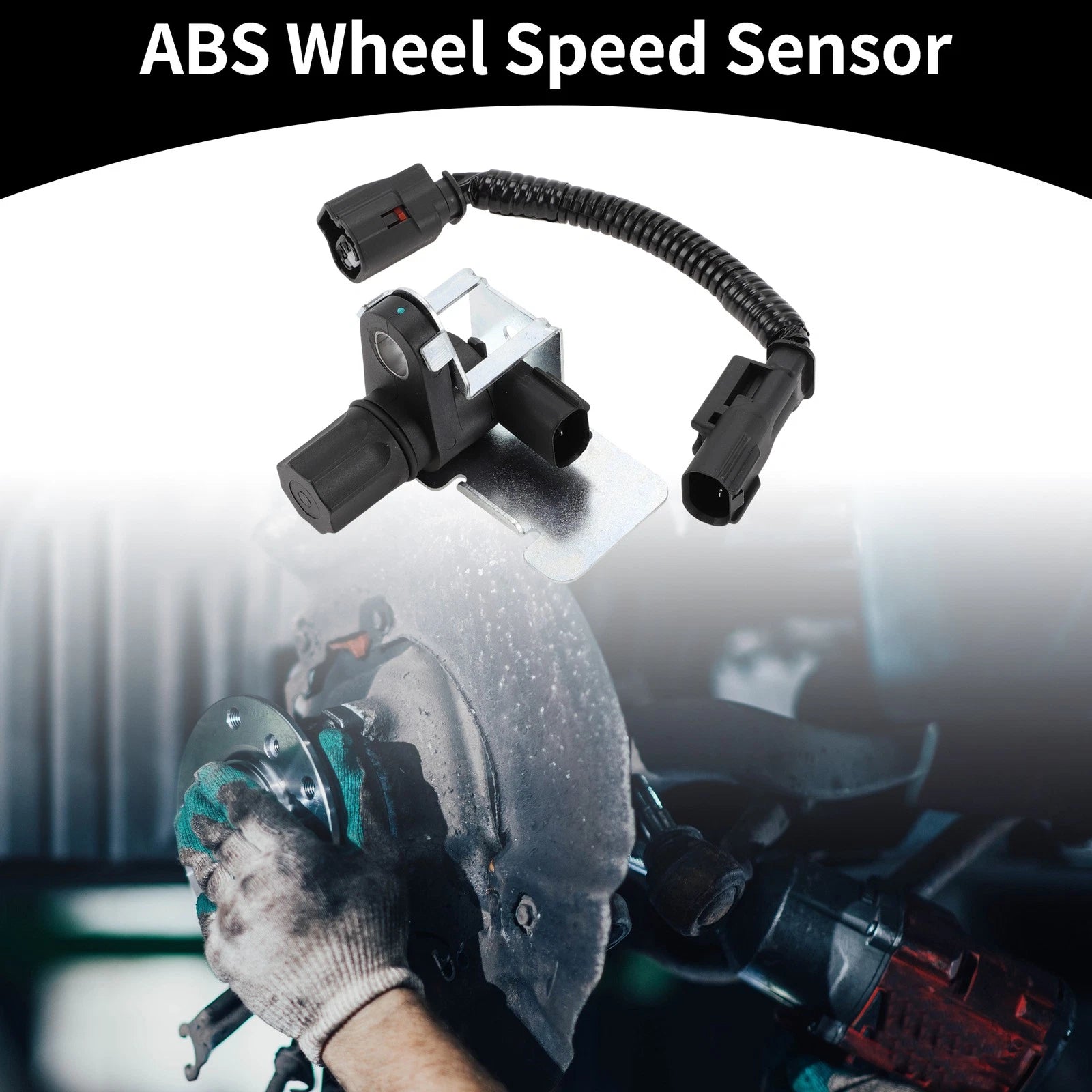 ABS Sensor Rear Left Right Replacement for Dodge Ram 2500 (2010–2018)