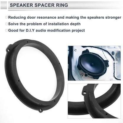 Tweeter Speaker Spacer Adapter for Ford Focus 6.5 Inch Speaker 2 Set (—)