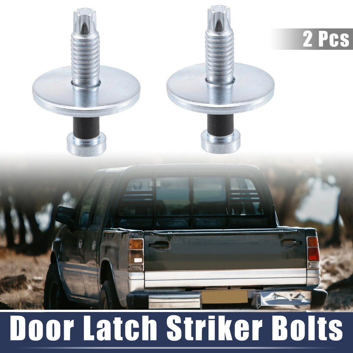 Door Latch Striker Bolts Left Right 2PCS Replacement for Dodge Ram B150 (2001–2003)