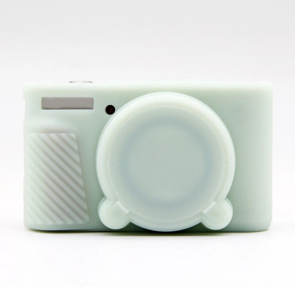 Silicone Cover with 2 Tempered Glass Protectors for Canon SX740