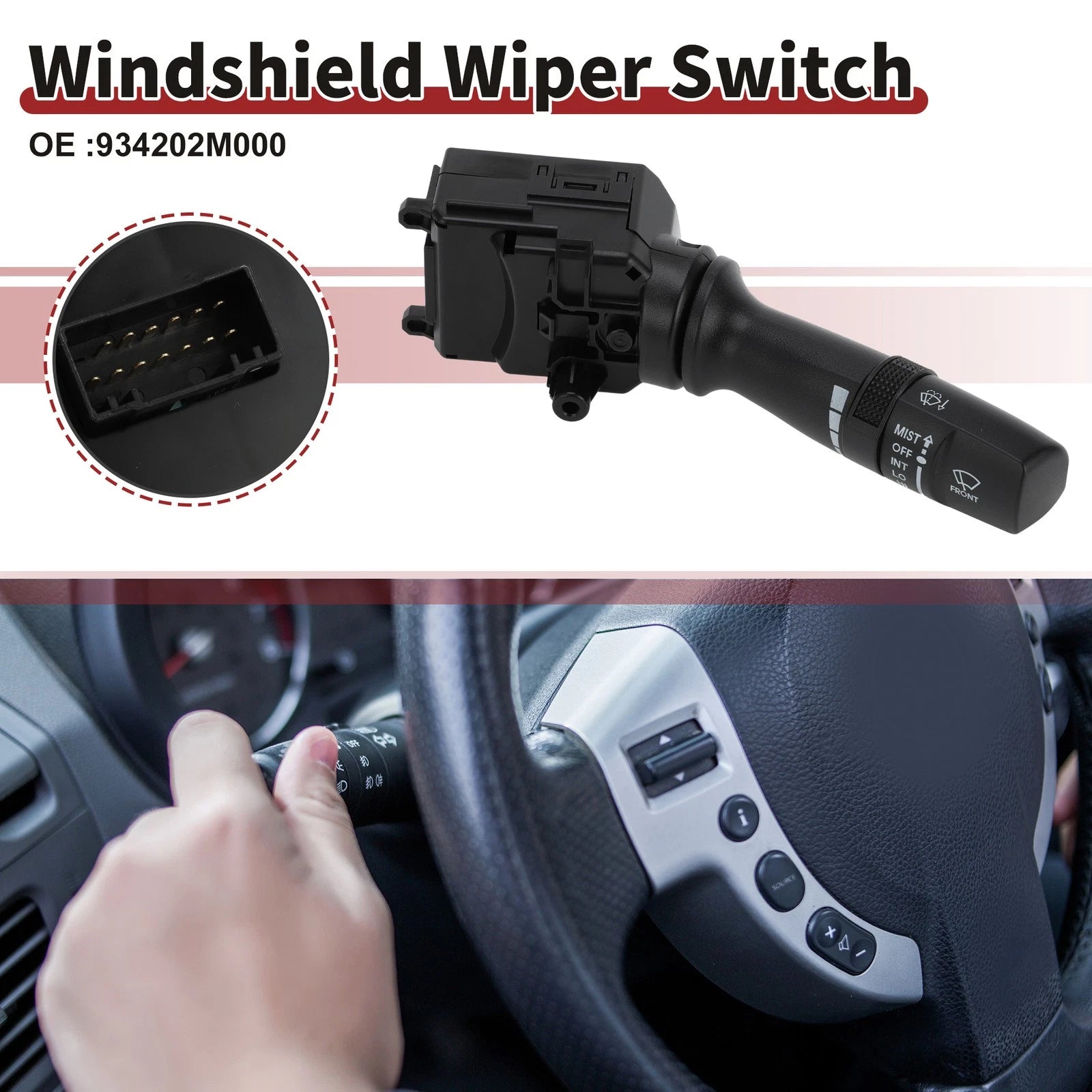 Windshield Wiper Switch Multi-Function for Hyundai Accent (2011–2017)