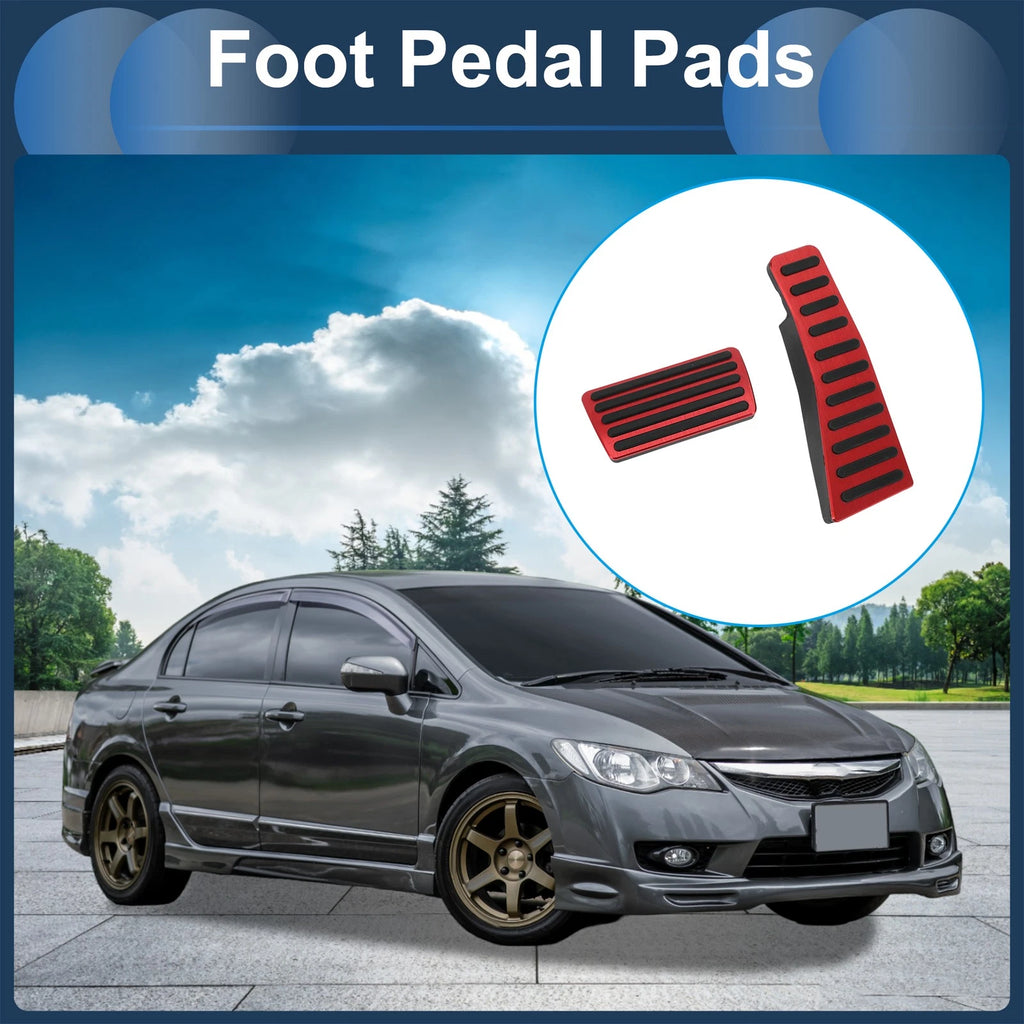 2 Pcs Foot Accelerator Pedal Covers Front for Honda Civic (2006–2009)