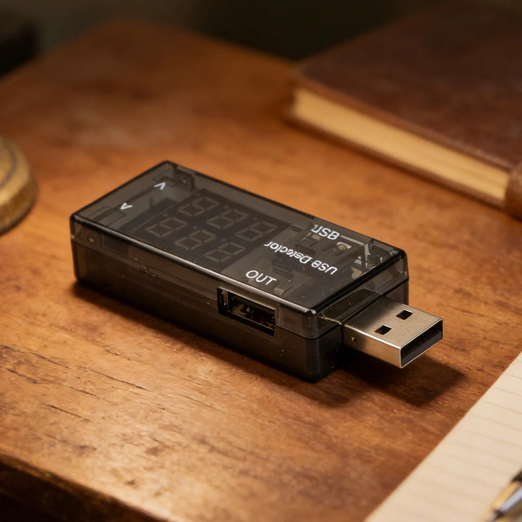 USB Tester with Digital Voltmeter for Charging Devices