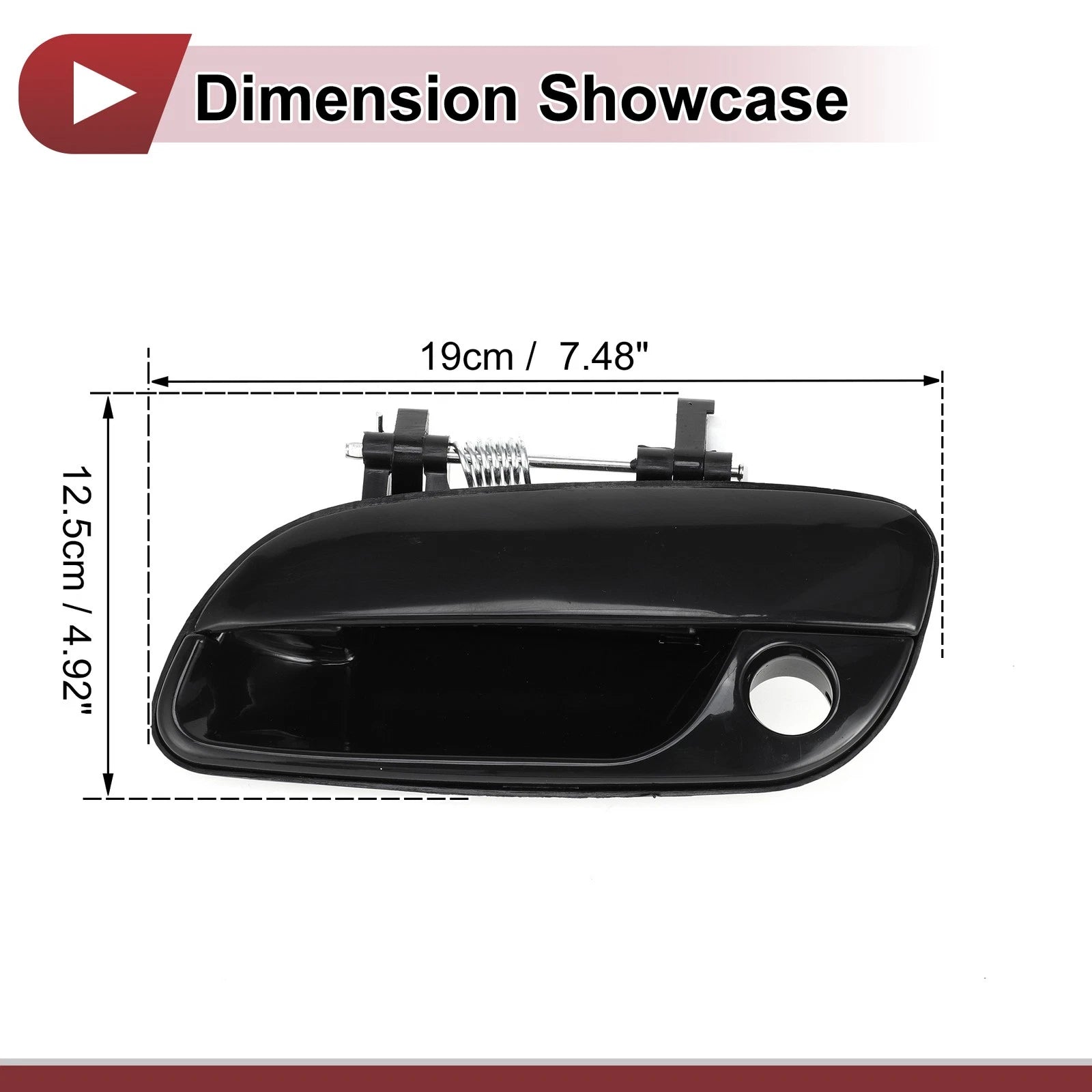 Car Exterior Door Handle Replacement for Hyundai Elantra Front Left (2011–2018)