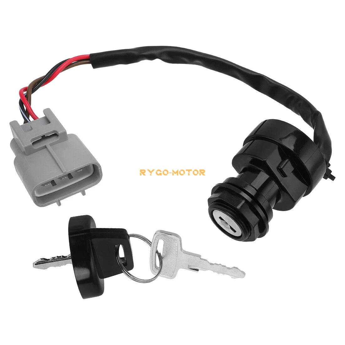 Ignition Key Switch for Yamaha Grizzly Kodiak YFM 400 450 550 600 700 (2000–2023)