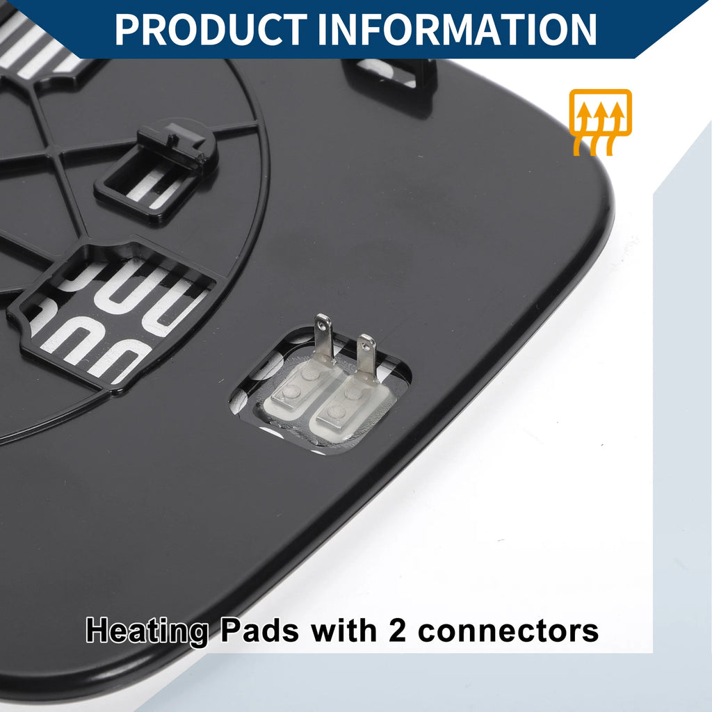 Heated Right Side Mirror Glass for Honda Pilot (2003–2008)