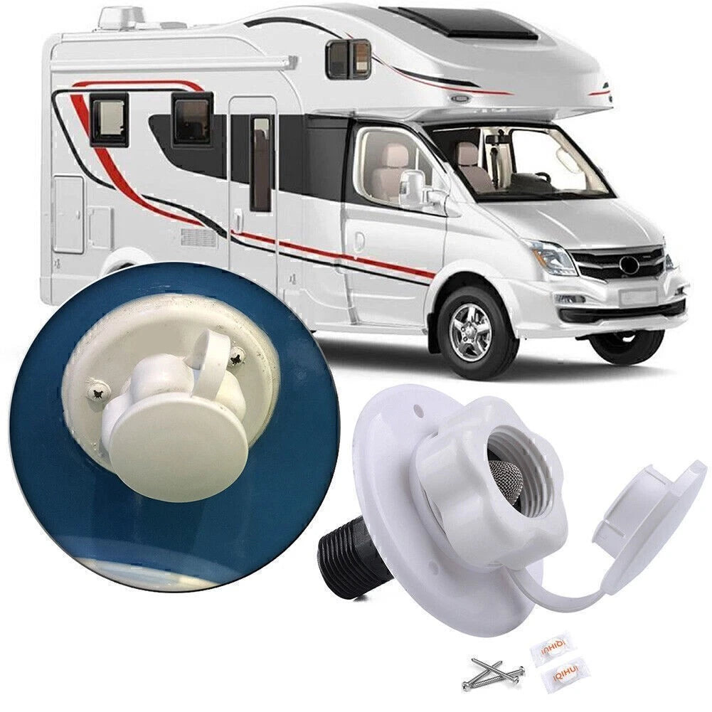 Water Inlet Valve for RV Camper Trailer (Gravity Fill)