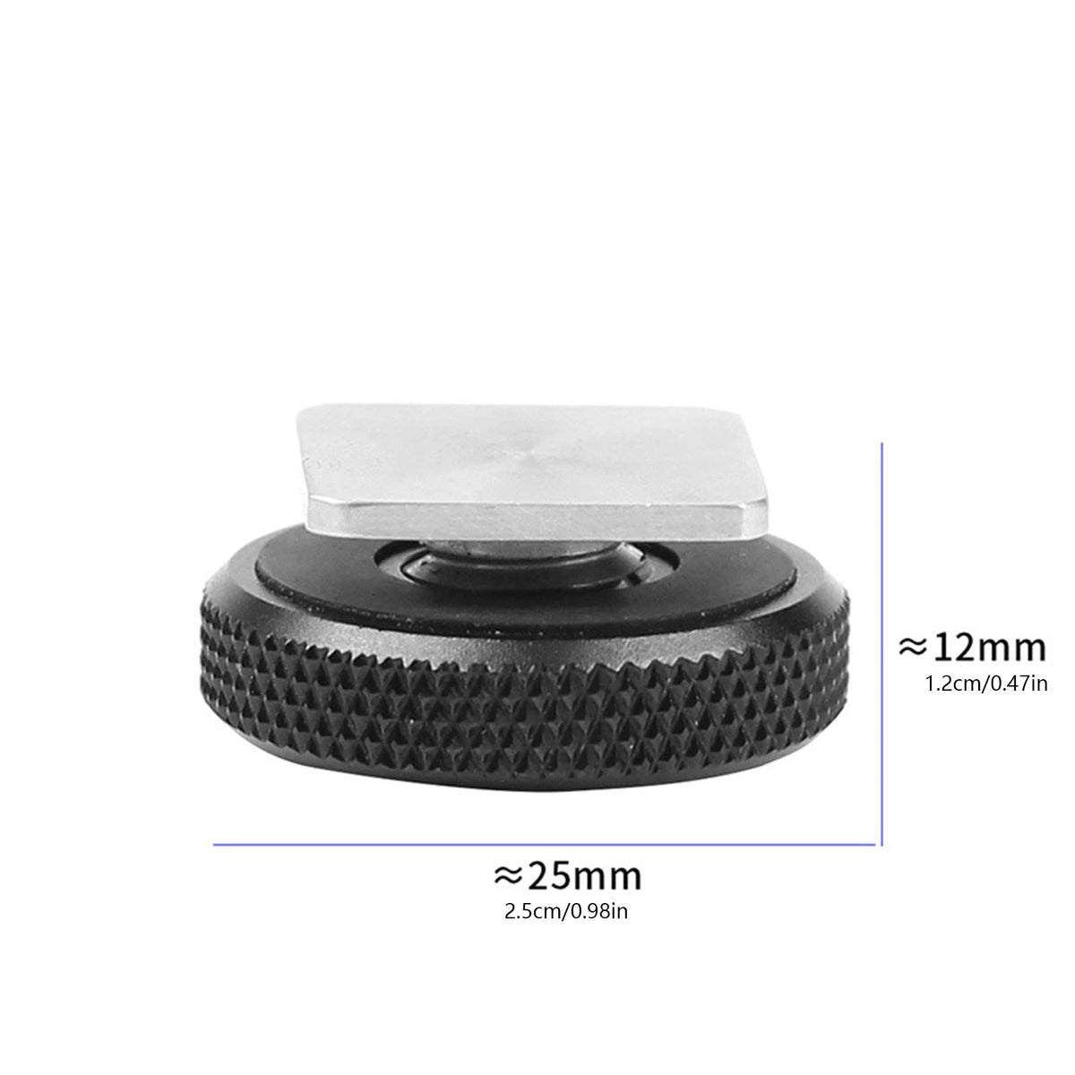 3/8" to 1/4" Adapter Screw Cold Shoe Base Bracket for DSLR Camera Cage