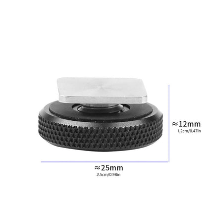 3/8" to 1/4" Adapter Screw Cold Shoe Base Bracket for DSLR Camera Cage