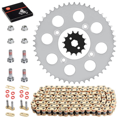 Drive Sprocket Chain Kit w/ Bolts for Honda XR100R CRF100F (2000–2023)
