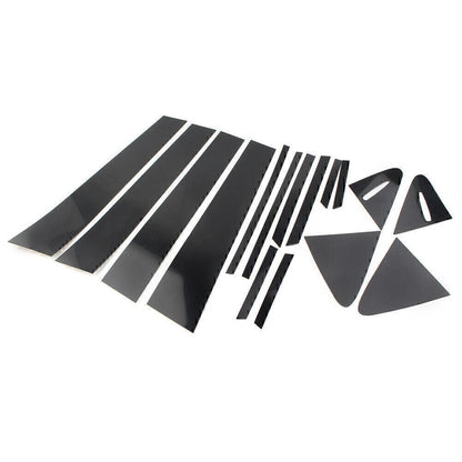 16PC Door Trim Pillar Posts Kit for Toyota Corolla (2020–2022) Black