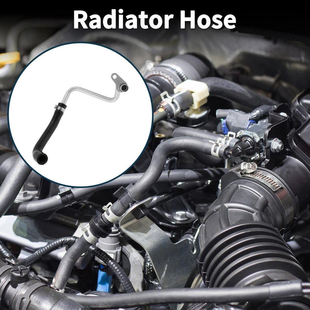 Radiator Hose Replacement for BMW X5 2011–2013 Metal Black