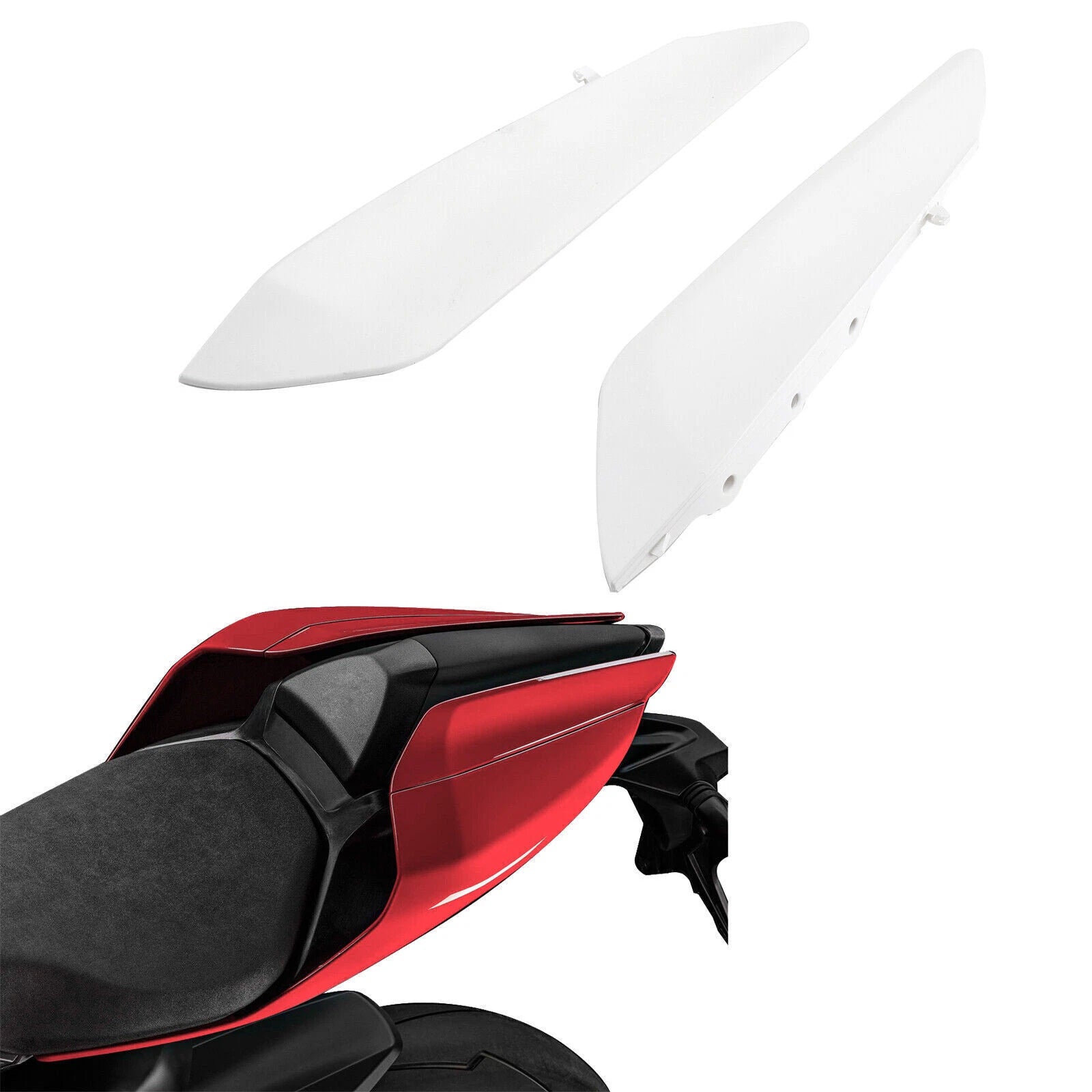 Rear Tail Side Seat Panel Trim for Ducati 1299 (2015–2024) White T9
