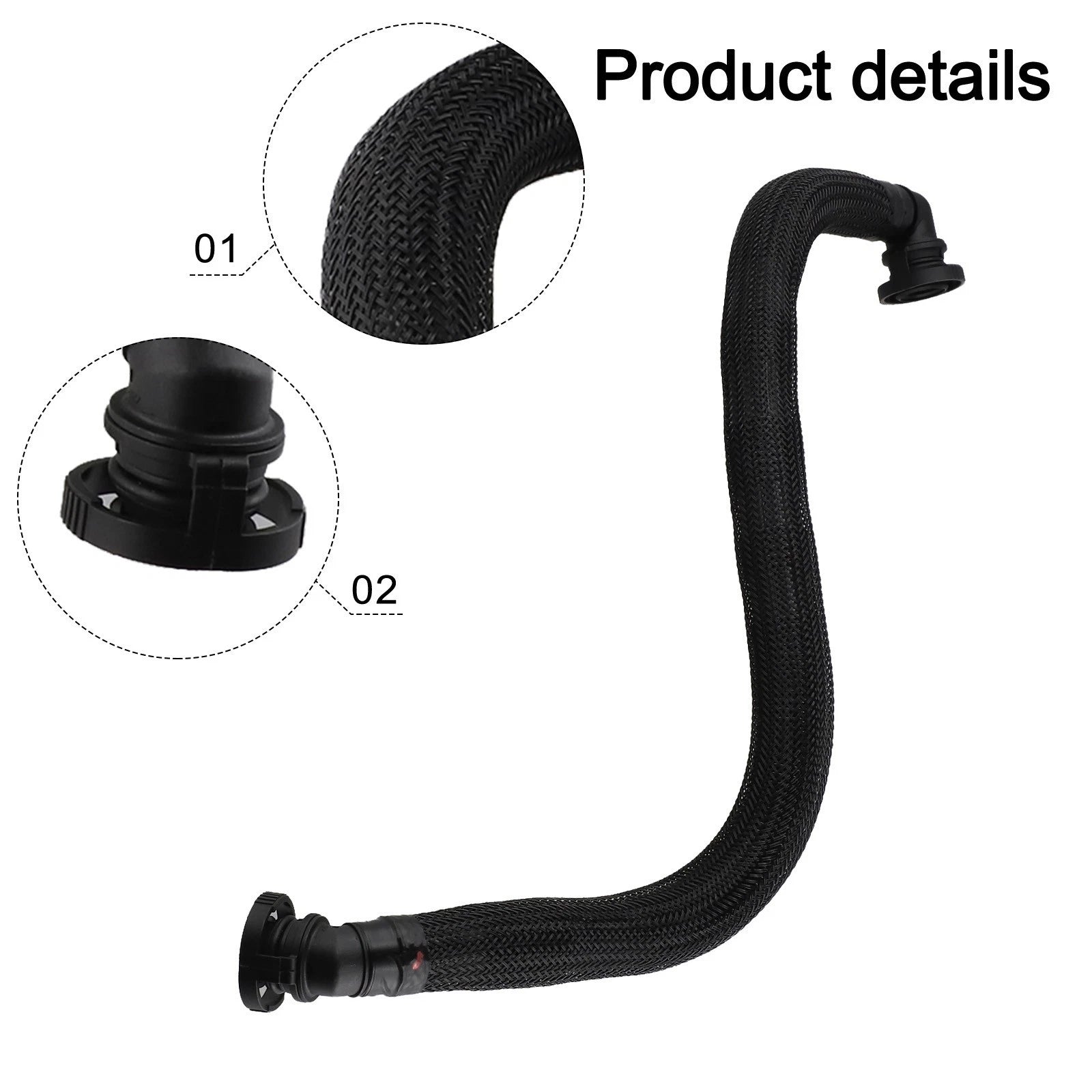 Crankcase Vent Hose Valve Cover for Mini Cooper S (2002–2006)