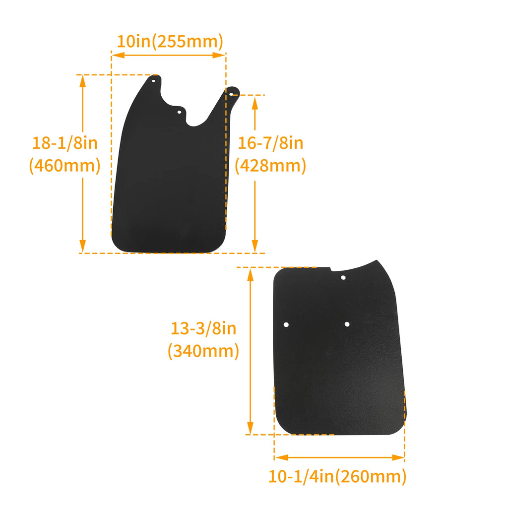 Mud Guards Flaps for Tacoma 4x4 Prerunner (1995–2004) w/ Flares