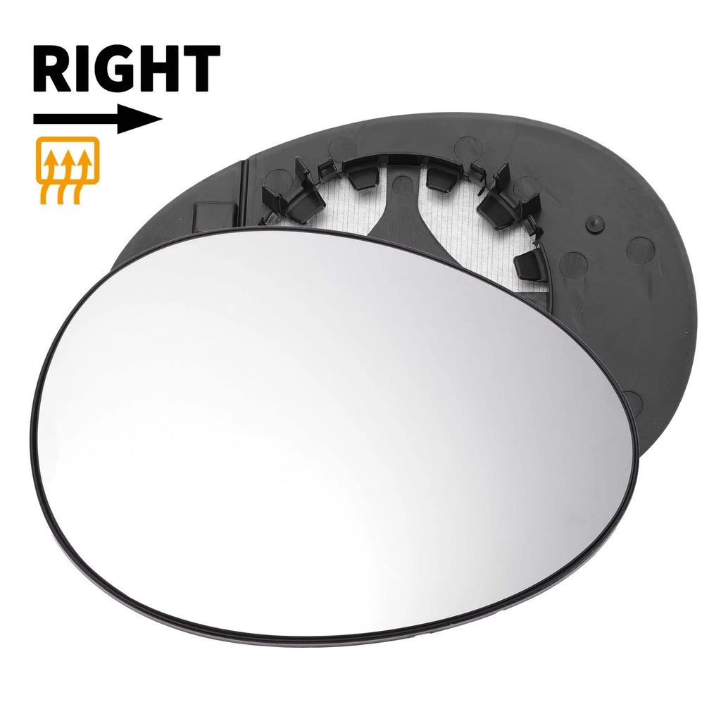 Mirror Glass Right Side Heated Back for BMW Mini R55 R56 R57 (2006–2015)