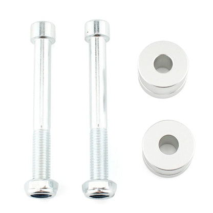 Handle Bar Risers Kit for Ducati Hypermotard 1100 (2007–2009) Silver