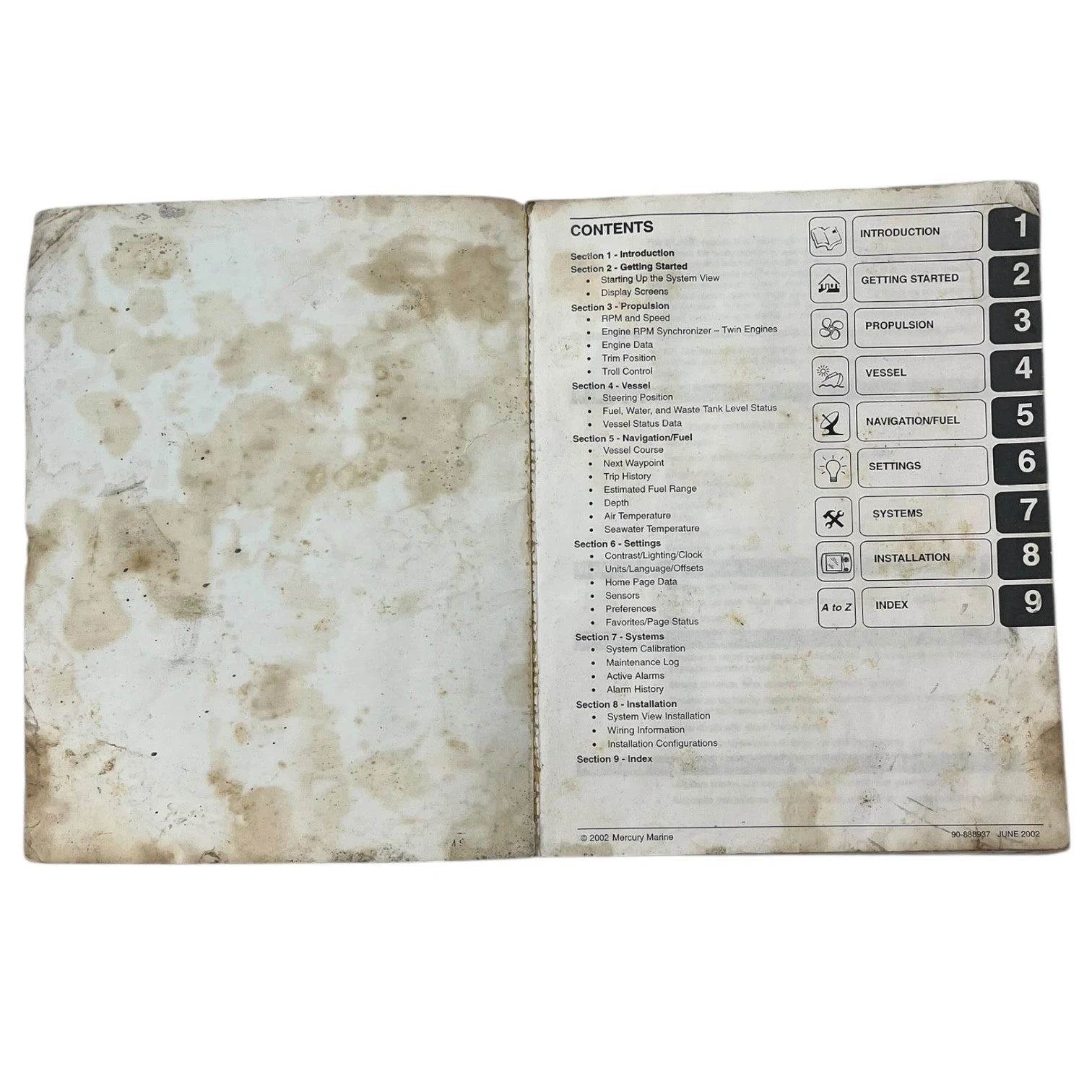 SmartCraft SC5000 System View Operation Manual for Mercury (90-888937)