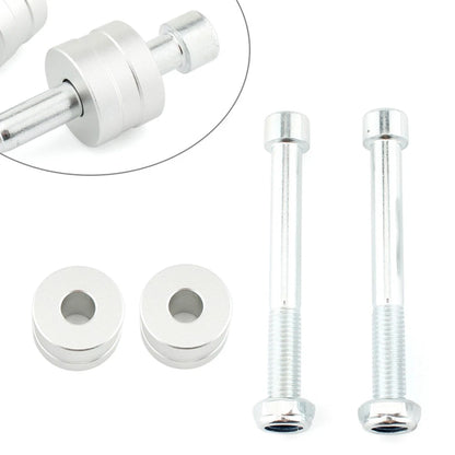 Handle Bar Risers Kit for Ducati Hypermotard 1100 (2007–2009) Silver