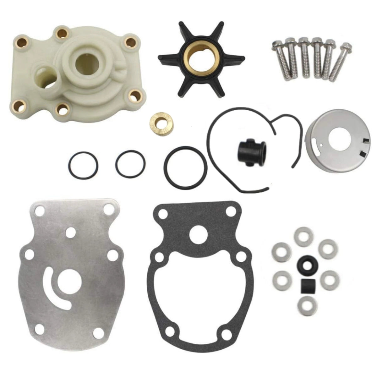 Outboard Water Pump Impeller Kit 20 25 30 35 hp for Johnson Evinrude 393630 New