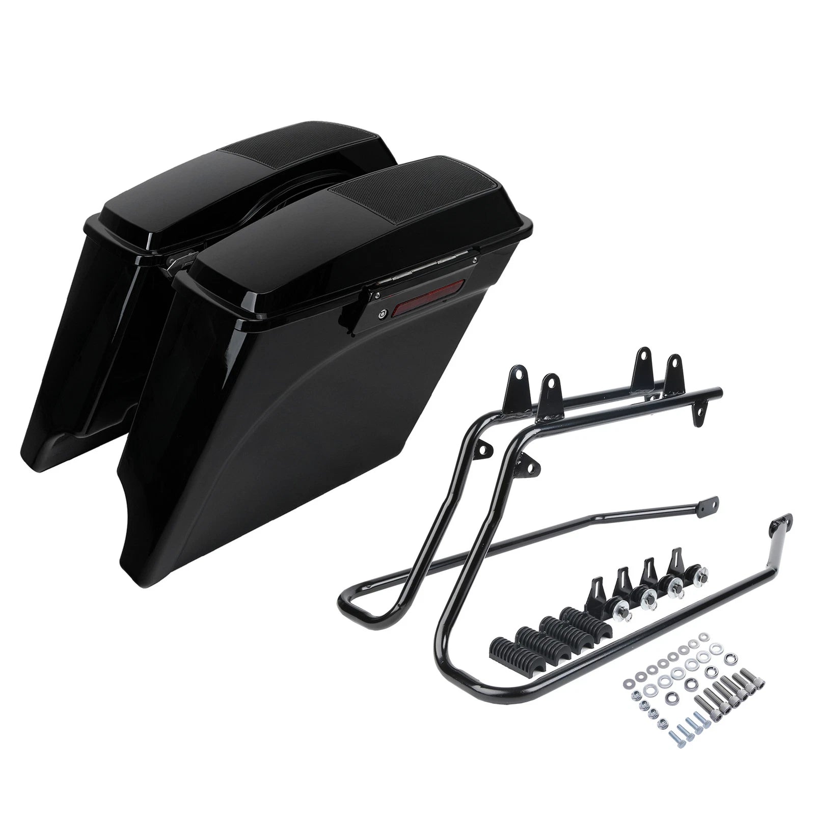 5" Stretched Hard Saddlebags Speaker Lid Bracket for Harley Softail (1984–2017)