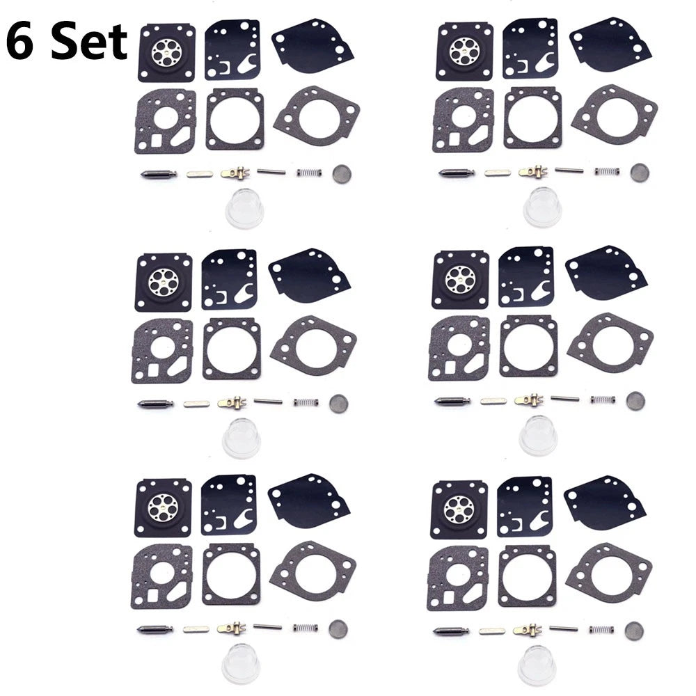 6x Carburetor Gasket Kit for Poulan Ryobi Homelite Zama C1U-W19 RB-117
