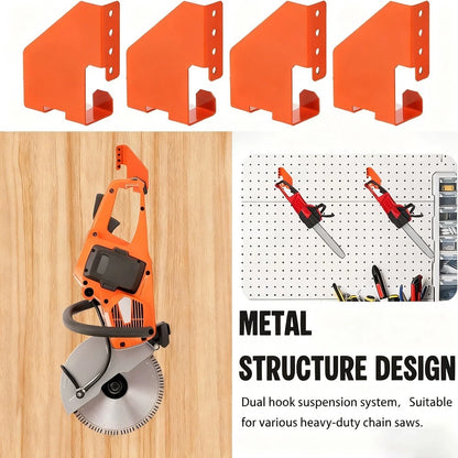 Wall Mounted Chainsaw Holder Rack for Garden Tools